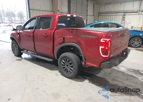 2021 Ford Ranger Lariat z USA, uszkodzony, nr VIN 1FTER4EH6MLD28867